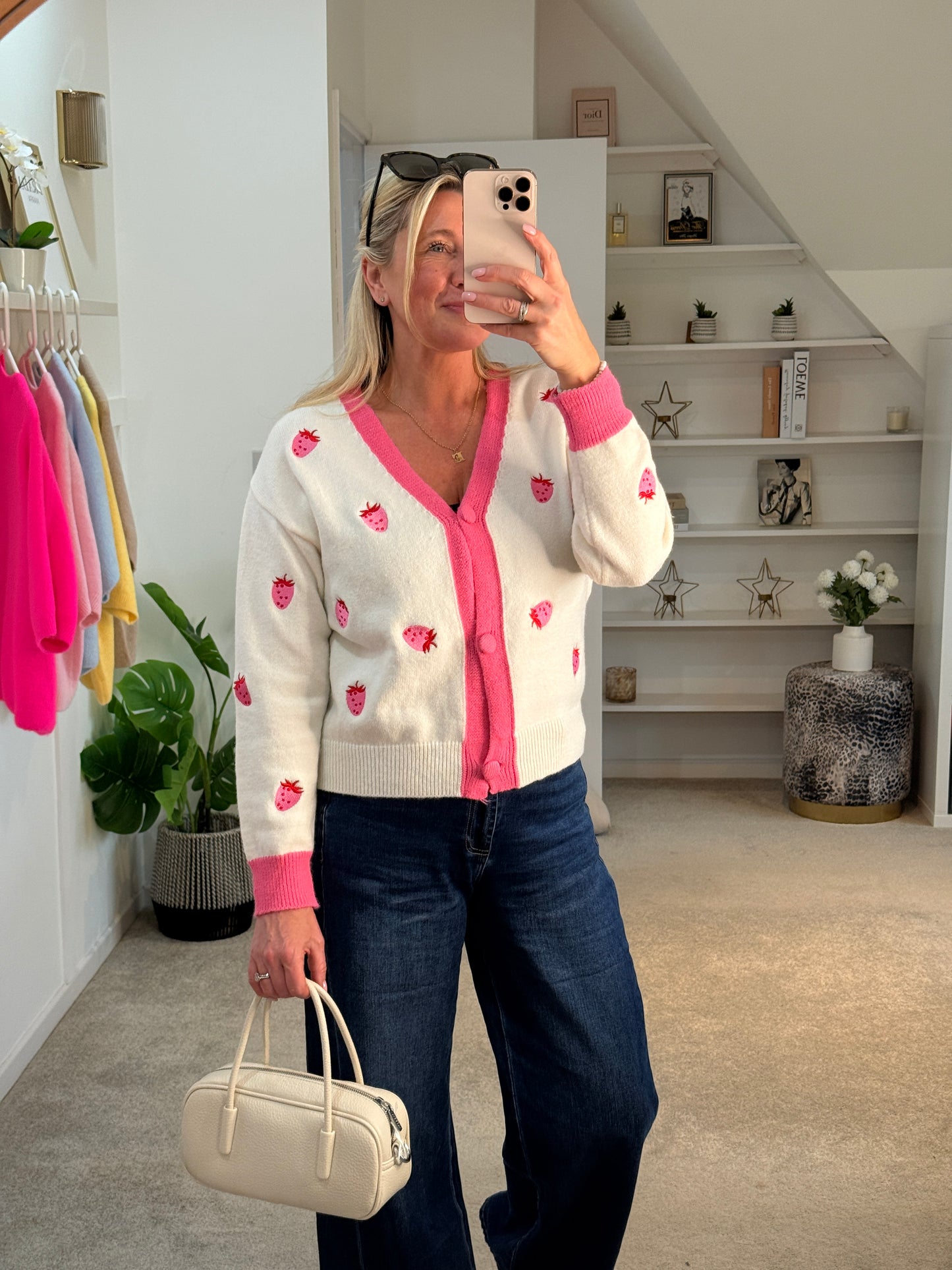 Strawberry Cardigan