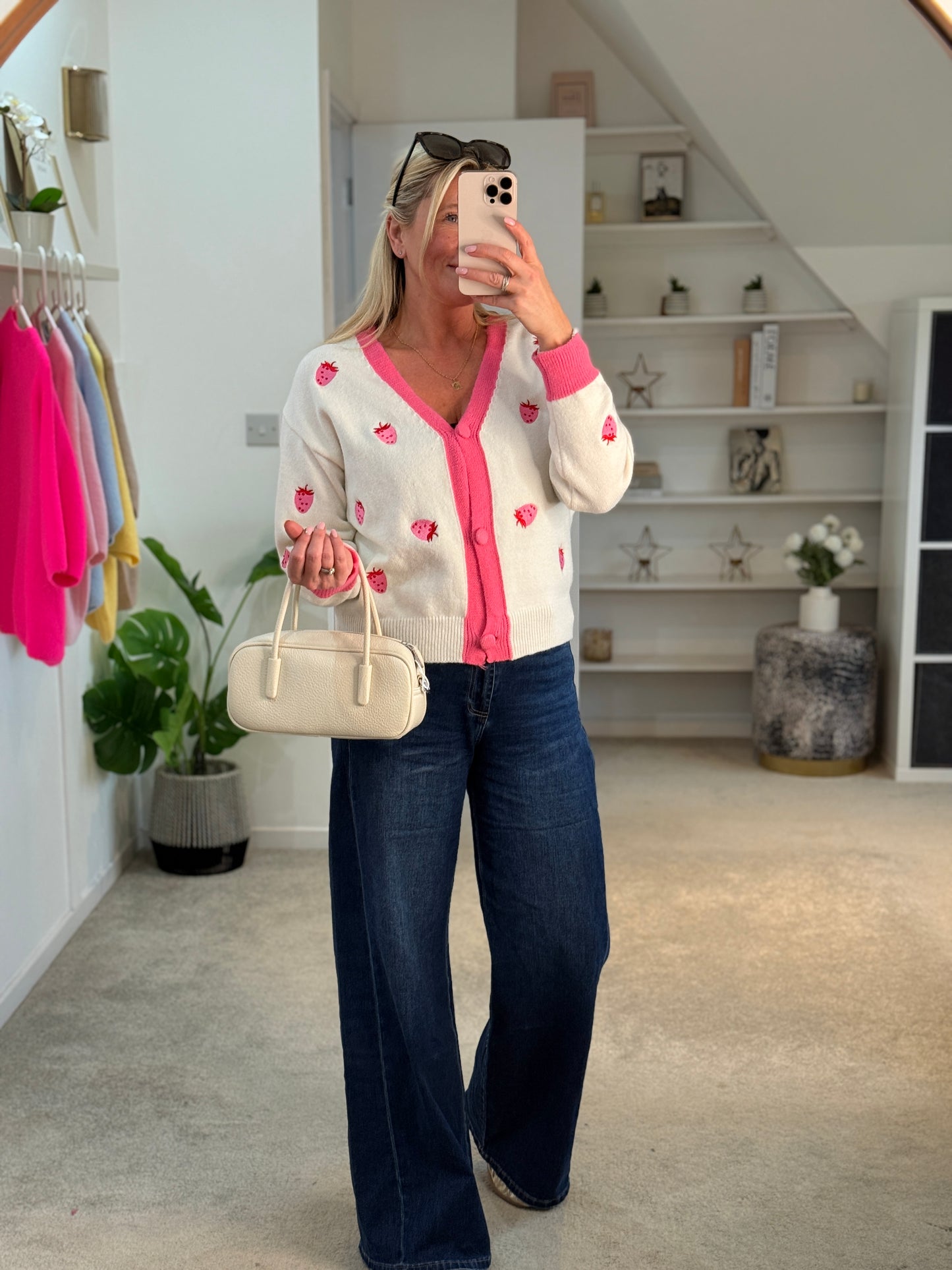 Strawberry Cardigan