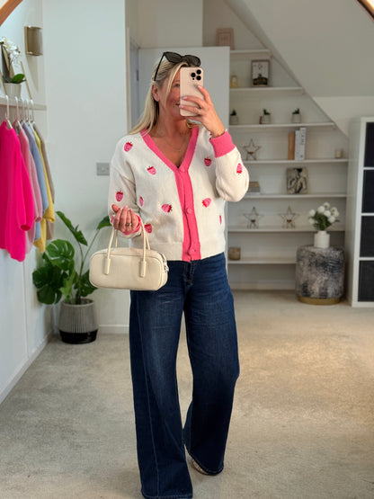 Strawberry Cardigan