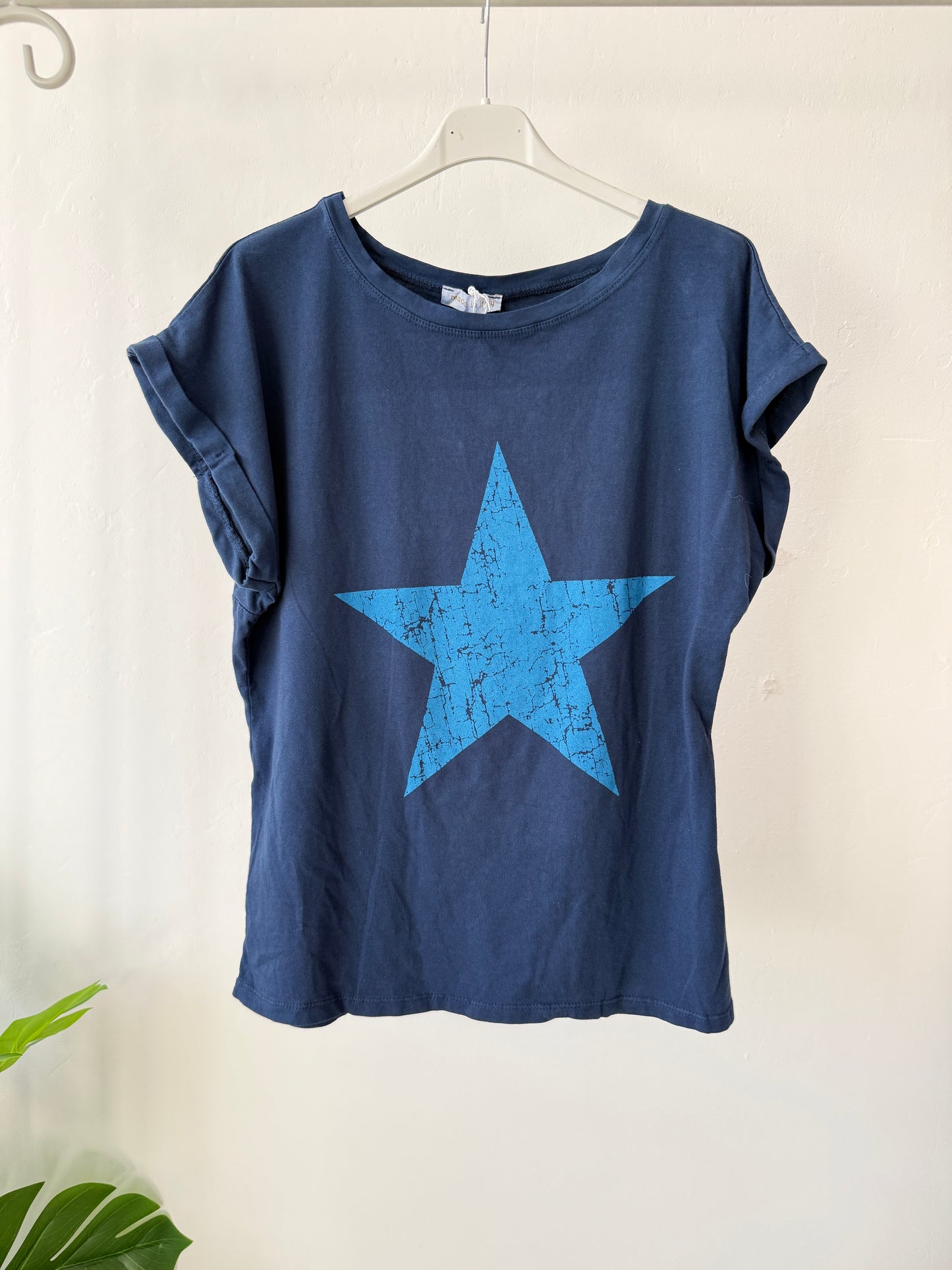 Navy/Blue Star T Shirt