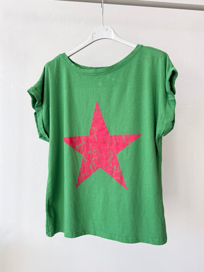 Navy/Blue Star T Shirt