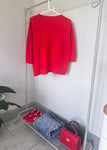 Red Half Sleeve Jumper