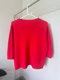 Red Half Sleeve Jumper