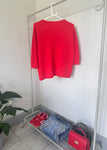 Red Half Sleeve Jumper