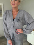 Carrie Grey Corsage Cardigan