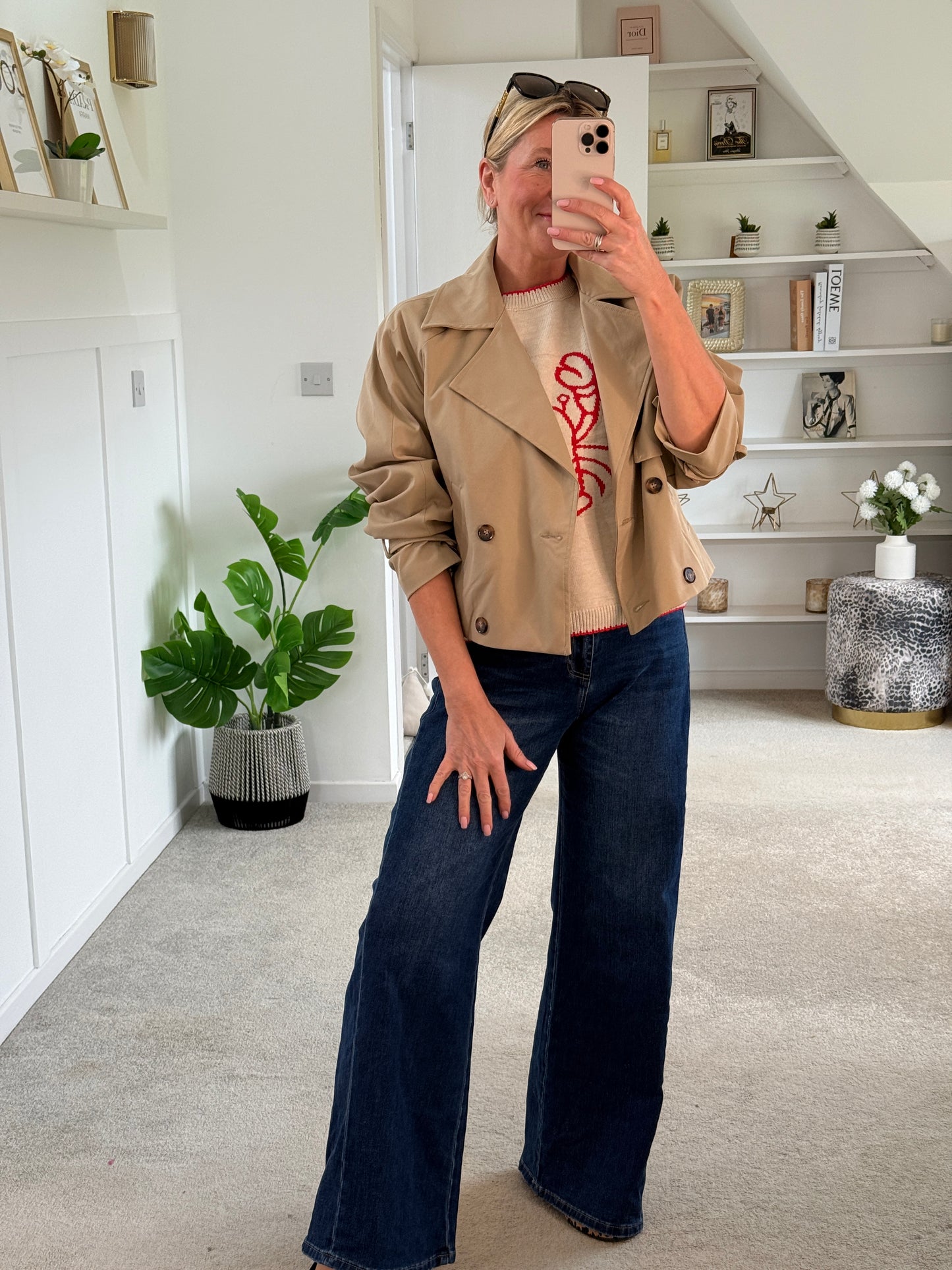Stone Trench Style Jacket