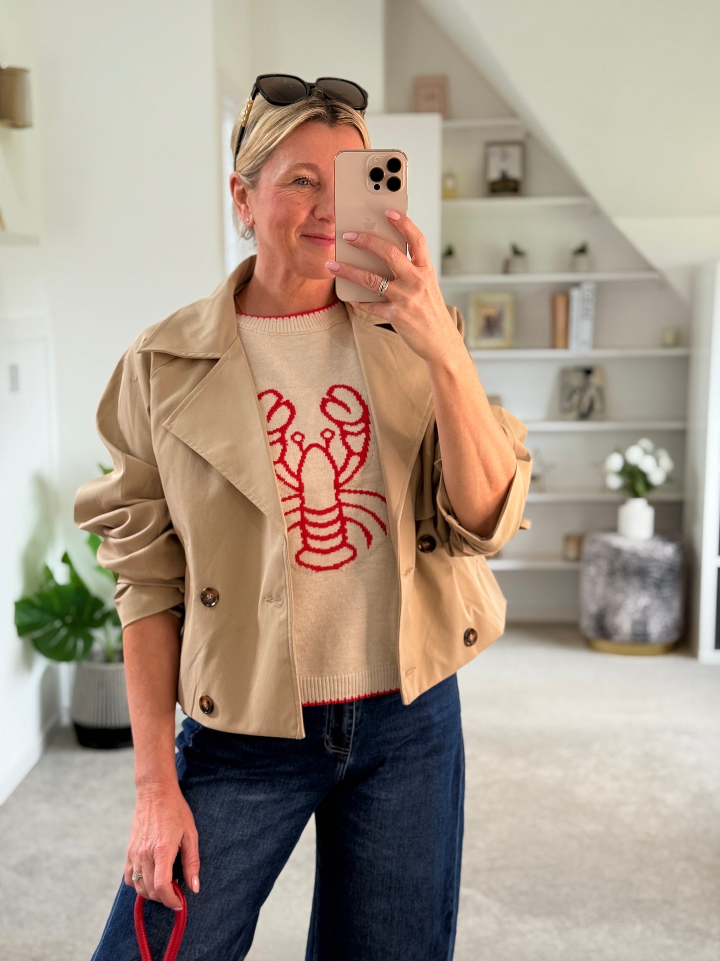 Stone Trench Style Jacket