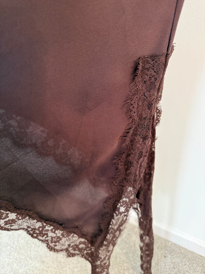 Asymmetric Satin/Lace Dress | 3 colours