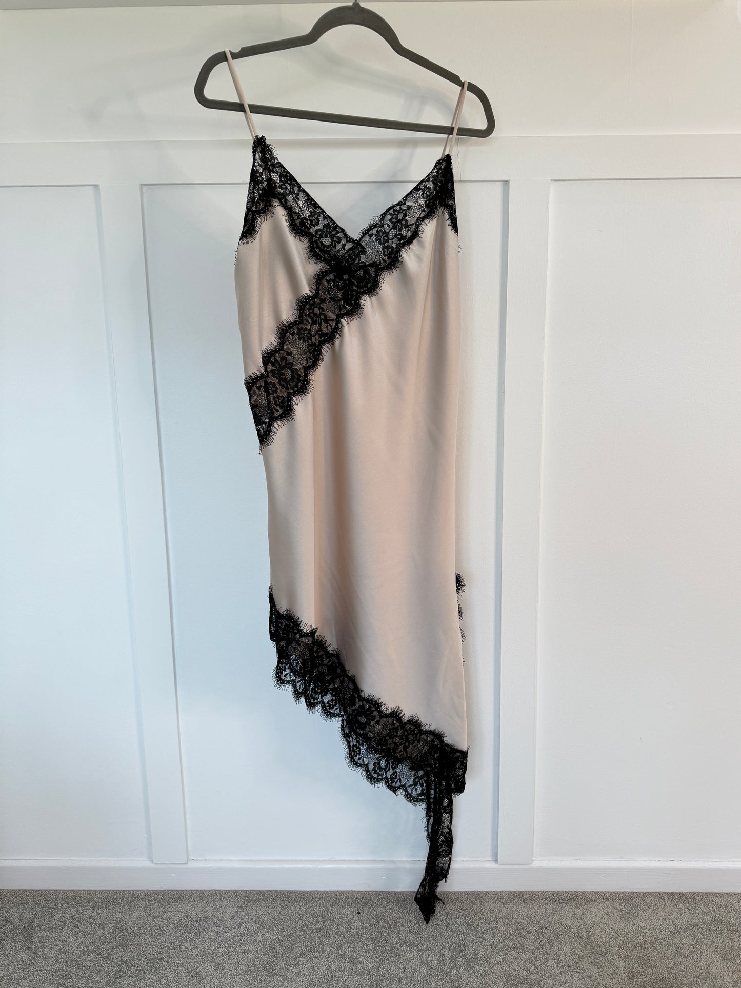 Asymmetric Satin/Lace Dress | 3 colours