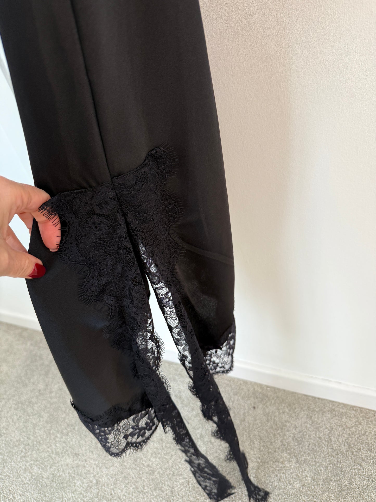 Asymmetric Satin/Lace Dress | 3 colours