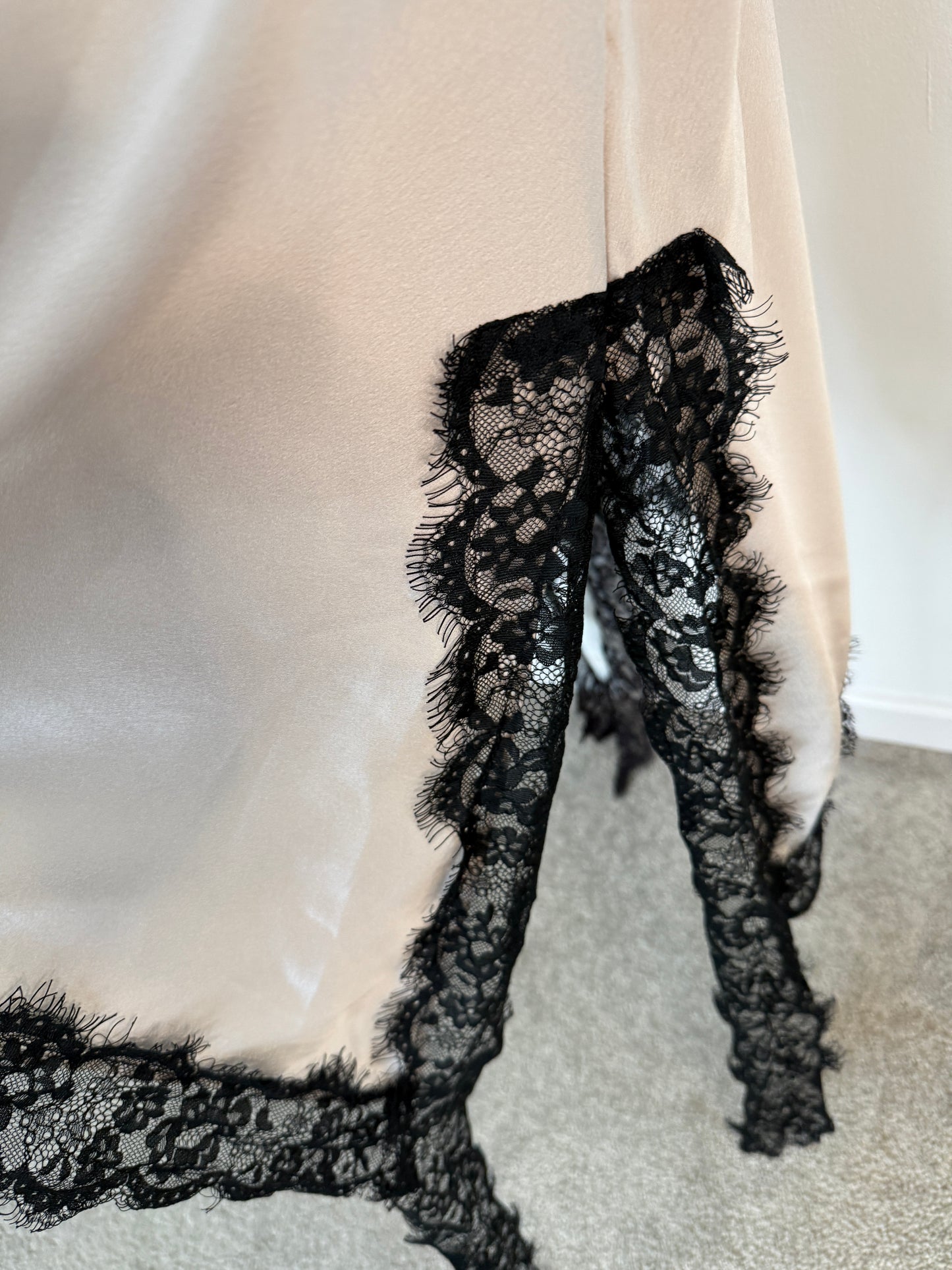 Asymmetric Satin/Lace Dress | 3 colours