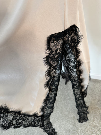 Asymmetric Satin/Lace Dress | 3 colours