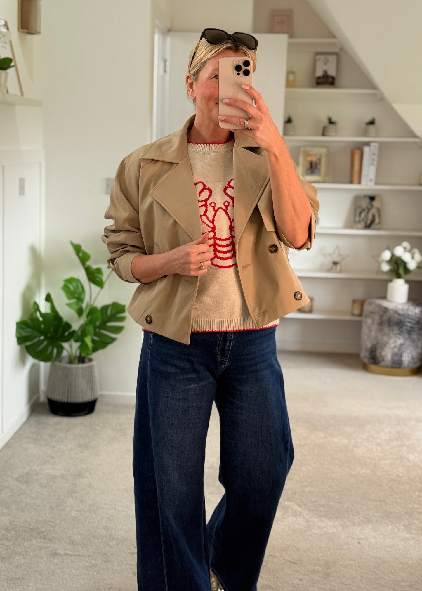 Stone Trench Style Jacket