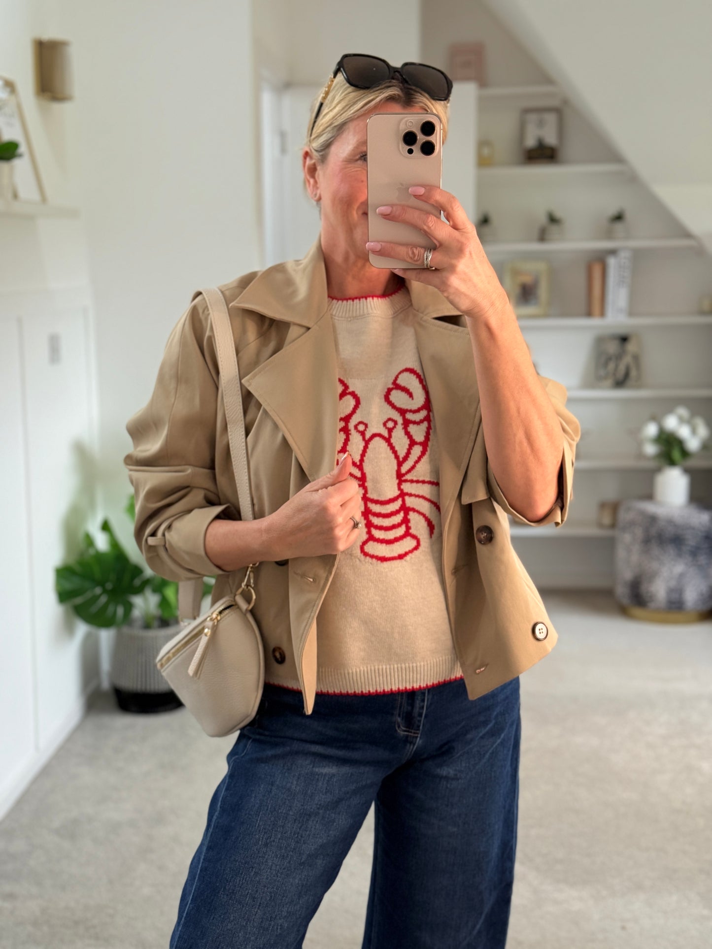 Stone Trench Style Jacket