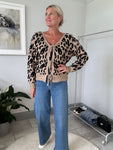 Leopard Tie Cardigan