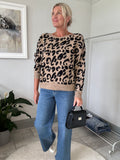 Leopard Tie Cardigan