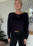 Black Glitter Jumper