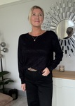 Black Glitter Jumper