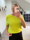 Lime Fluffy S/S Jumper