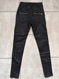 Melly & Co Black Coated 4 Button Jeans