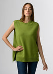 Fern Green Relaxed Knitted Tank