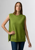 Fern Green Relaxed Knitted Tank