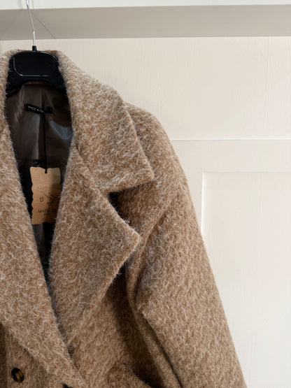 Mocha Double Breasted Cosy Coat