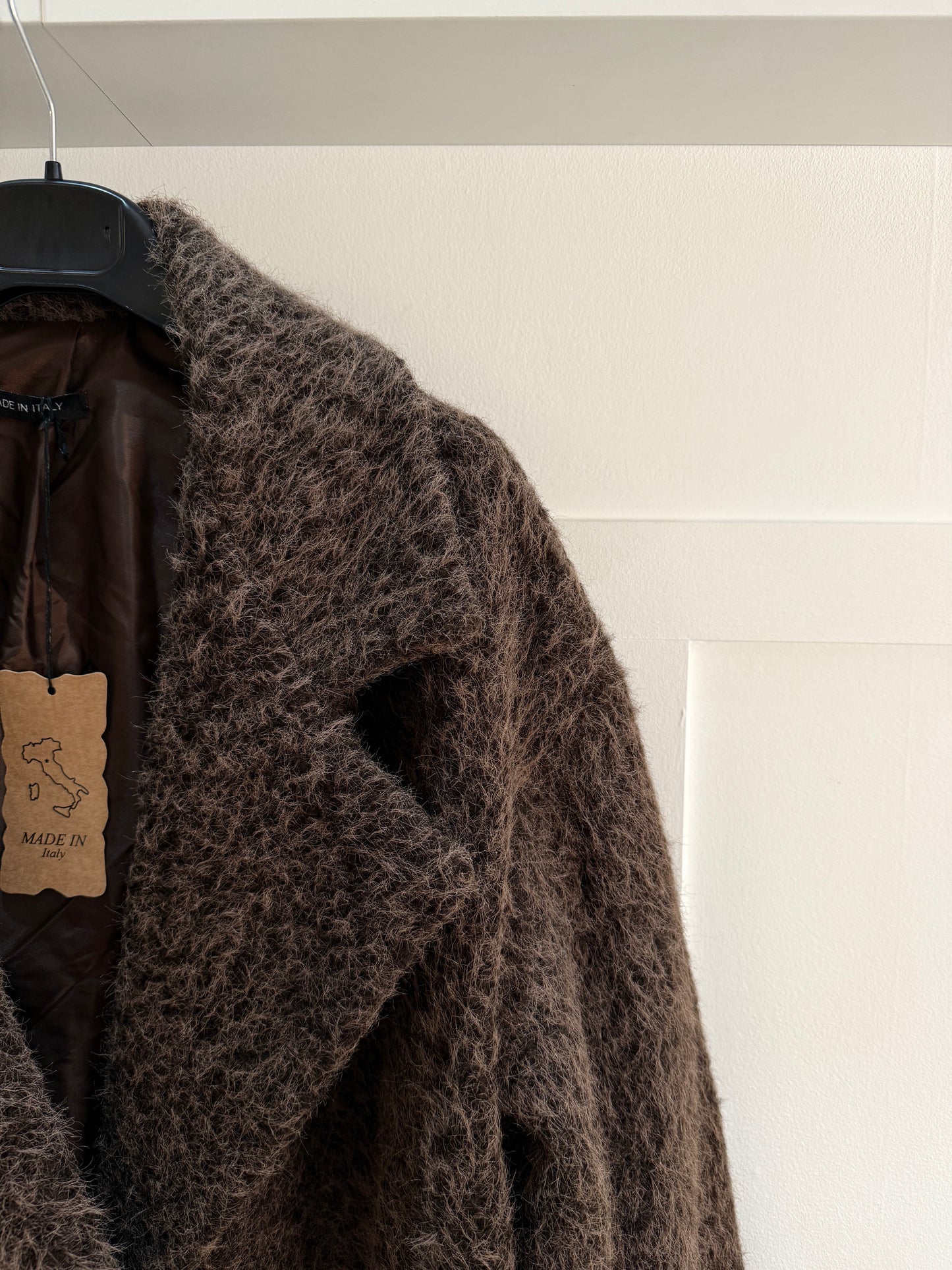 Chocolate Double Breasted Cosy Coat