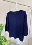 Navy Half Sleeve Jumper