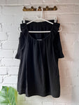 Black Frill Cheesecloth Co Ord