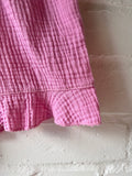 Pink Frill Cheesecloth Co Ord