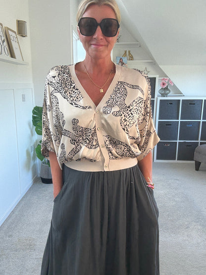 Giletta Puma Print Cardi/Jacket