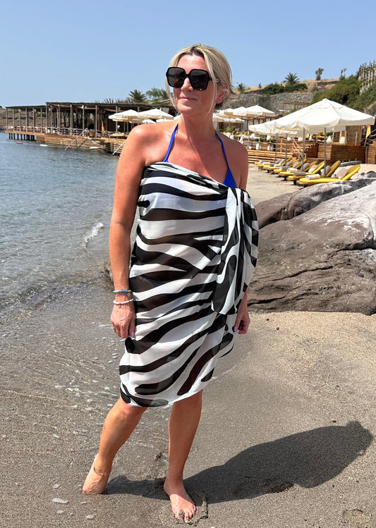 Black/White Bali Sarong