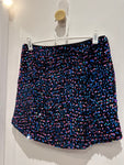 Multi Colour Sequin/Velvet Mini Skirt