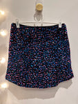 Multi Colour Sequin/Velvet Mini Skirt