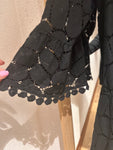 Black Crochet/Lace Playsuit