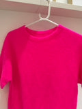 Neon Pink Fluffy S/S Jumper