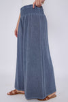 Mocha Washed Linen Wide Leg Trousers