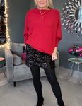 Asymmetric Batwing Jumper (Lots of Colours)