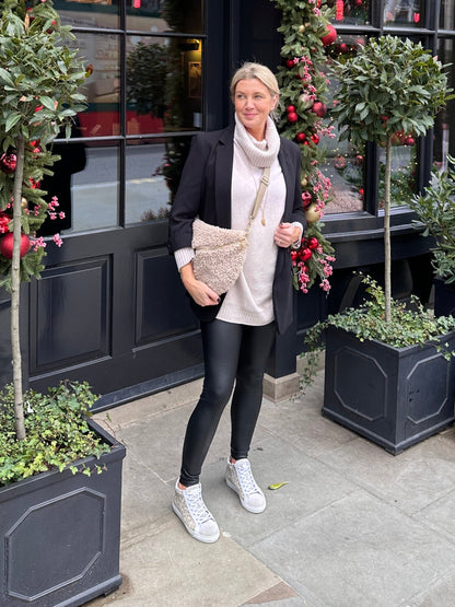 Pleather Leggings | Black & Brown