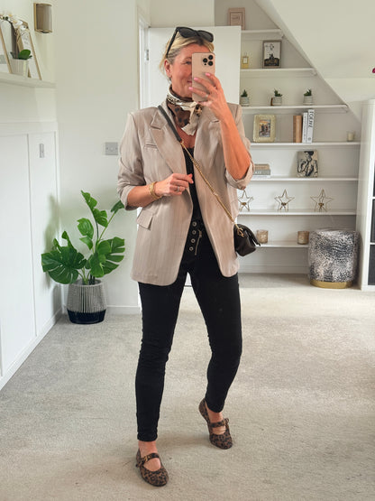 Melly & Co Black 4 Button Black Jeans