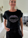 Khaki Lips T Shirt