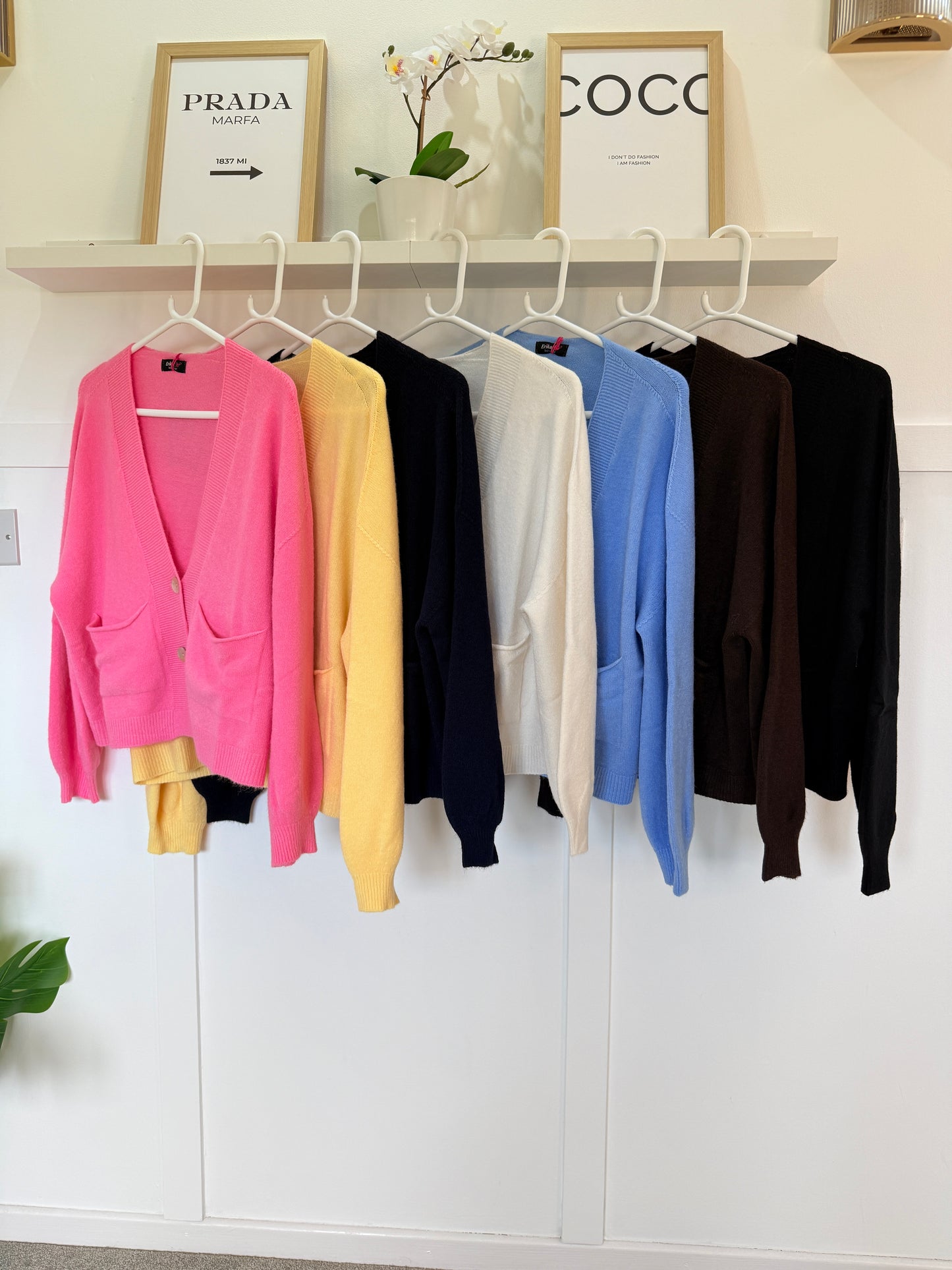 Navy 2 Button Cardigan