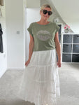 Khaki Lips T Shirt