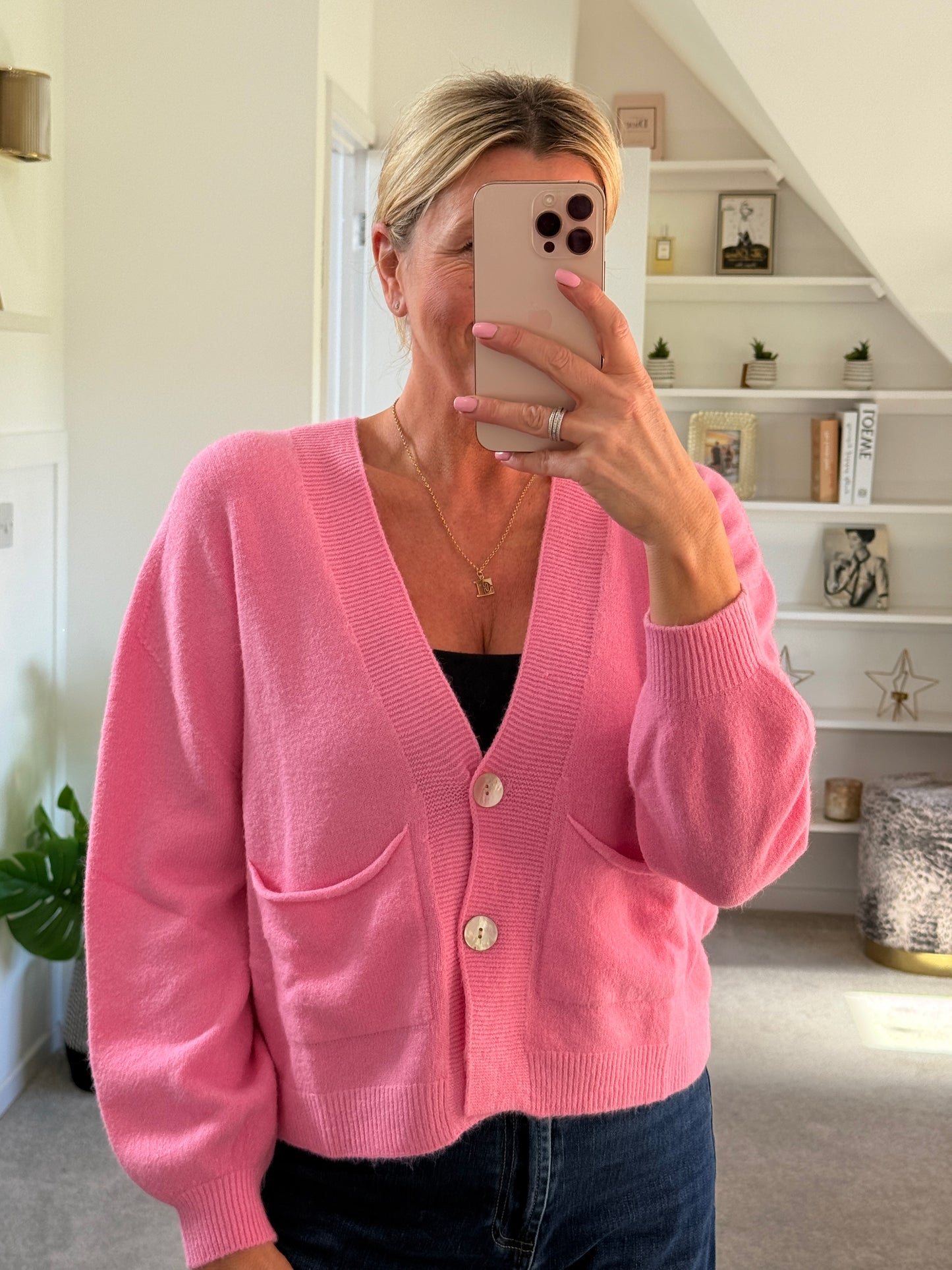 Cream 2 Button Cardigan