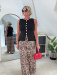 Black Waistcoat with Gold Buttons