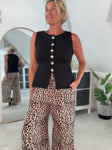 Khaki Waistcoat with Gold Buttons