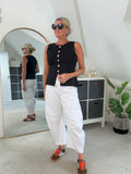 Black Waistcoat with Gold Buttons