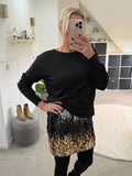 Ria Ombre Sequin Skirt