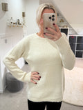 Sequin Bow Back Jumper